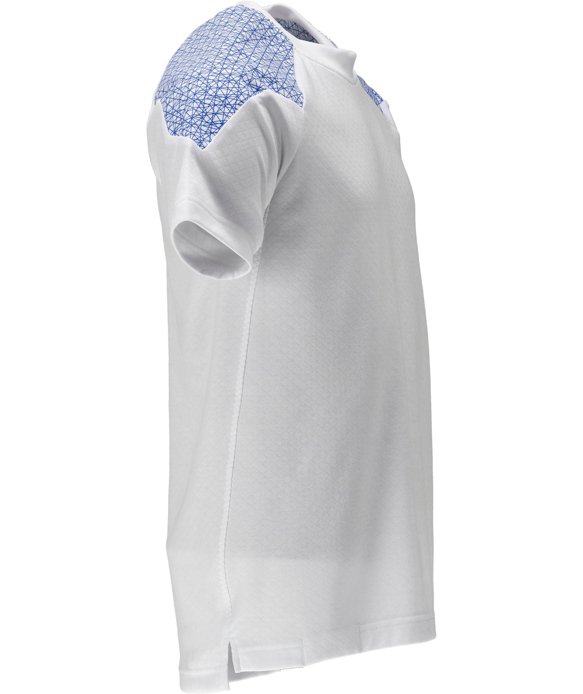 Mascot Food & Care Premium Performance HACCP-godkendt T-shirt, Hvid/Azurbl&aring;, large image number 3