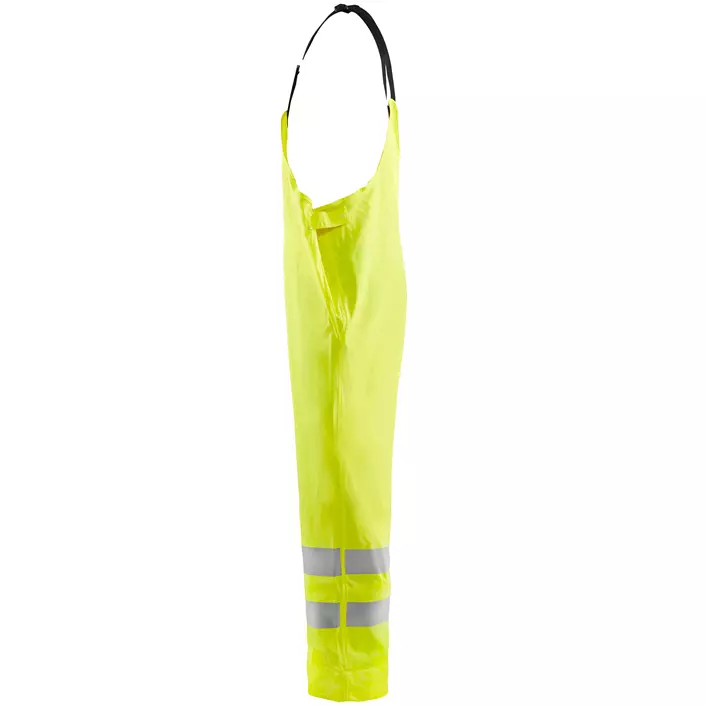 Blåkläder rain trousers, Hi-Vis Yellow, large image number 3