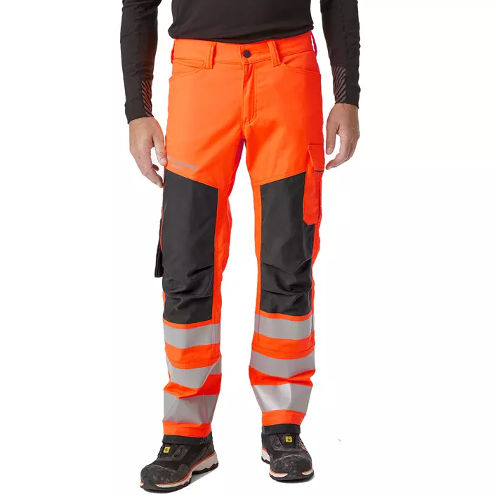 Helly Hansen Alna 2.0 work trousers, Hi-vis Orange/charcoal, large image number 1