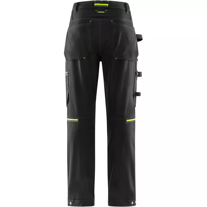 Fristads Flex hantverksbyxa 2801 GHST full stretch, Svart, large image number 3