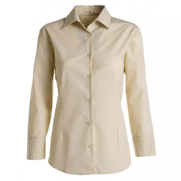 Kentaur modern fit women's shirt, 7/8-length sleeves, Creme, large image number 0