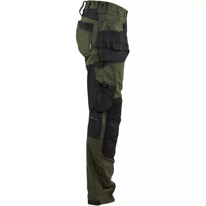 Blåkläder Damen Handwerkerhose, Waldgrün/Schwarz, large image number 2
