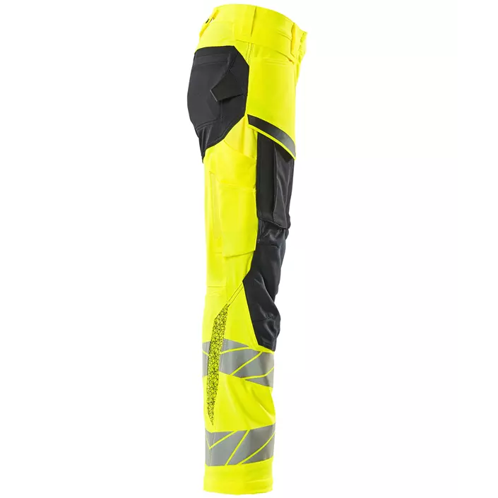 Mascot Accelerate Safe women's work trousers full stretch, Hi-Vis Yellow/Dark Marine, large image number 2