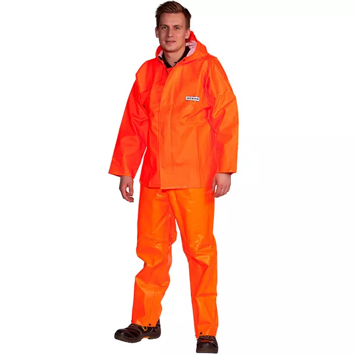 Ocean Offshore rain jacket, Orange, large image number 0