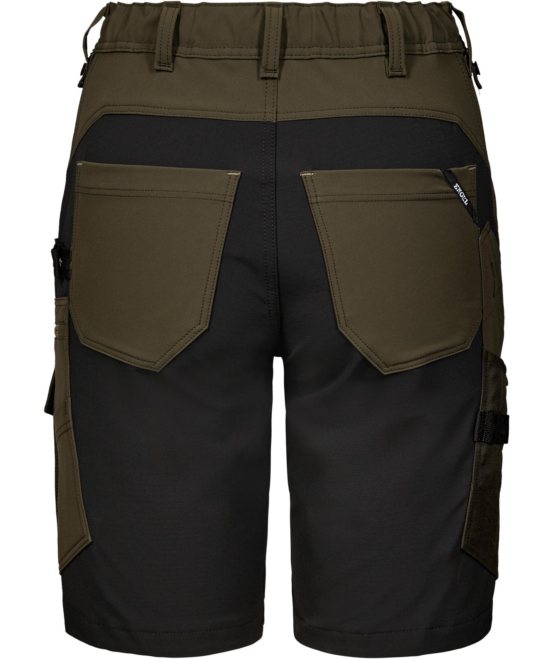 Engel Entire women's work shorts full stretch, Forest Green/Black, large image number 3
