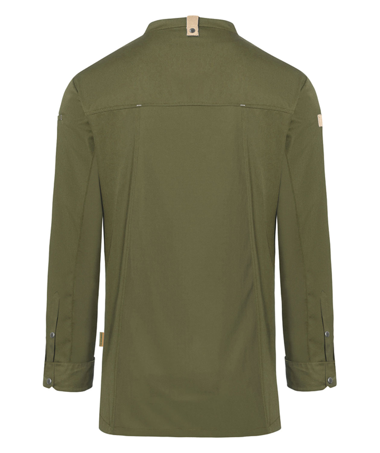 Karlowsky Green-generation chefs jacket, Moss green, large image number 2