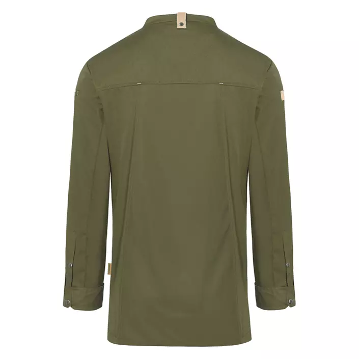 Karlowsky Green-generation chefs jacket, Moss green, large image number 2
