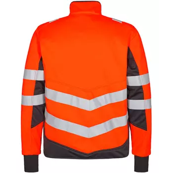Engel Safety softshell jacket, Hi-vis orange/Grey