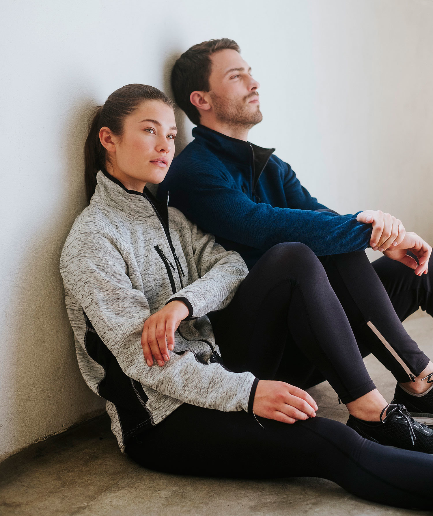 NYXX Essential fleece cardigan, Grey Melange, large image number 4