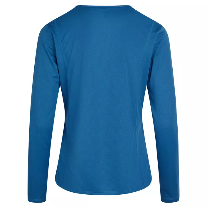 Zebdia langærmet dame T-shirt, Cobalt, large image number 1