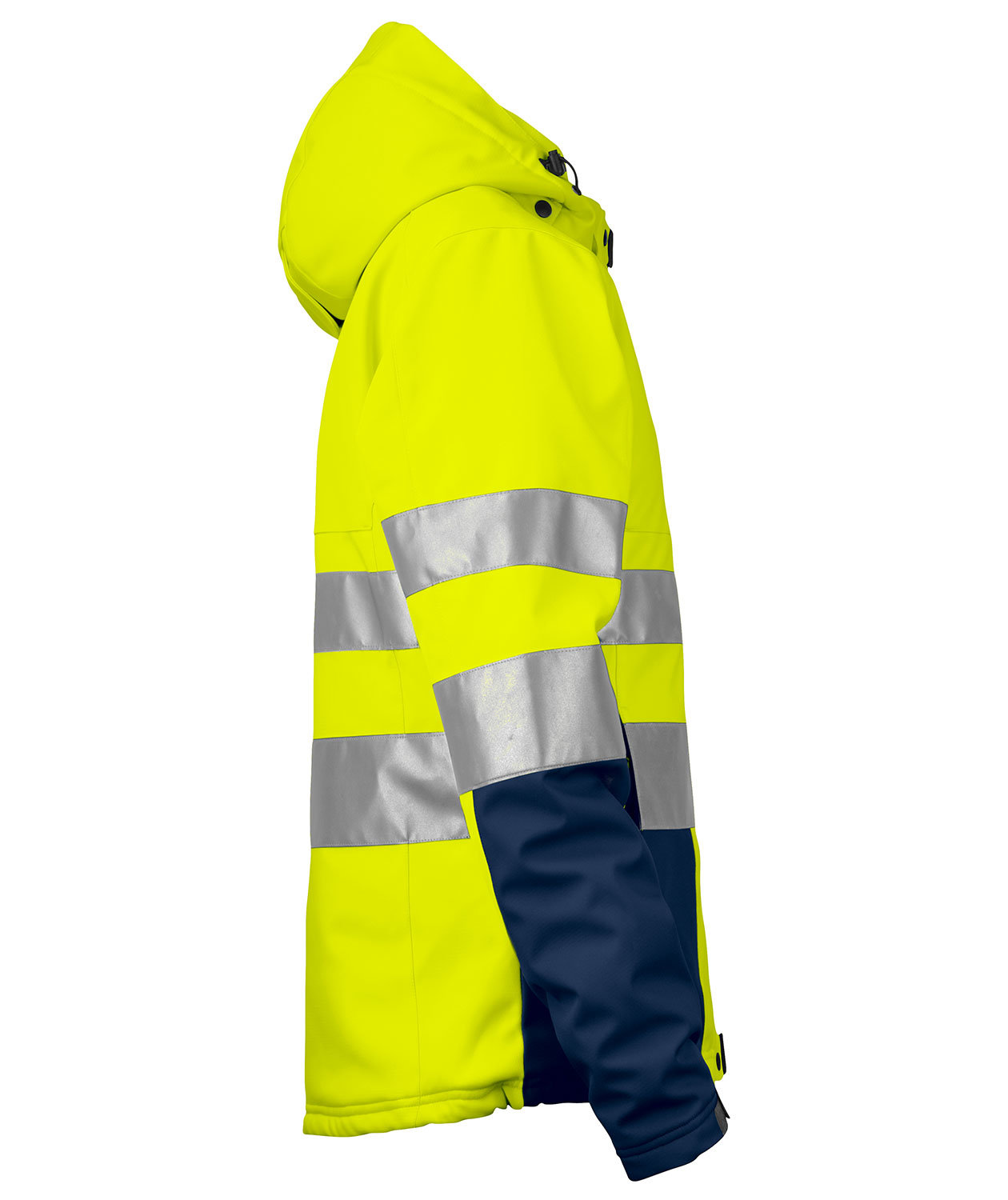 ProJob vinterjacka dam 6424, Gul/Marinbl&aring;, large image number 3