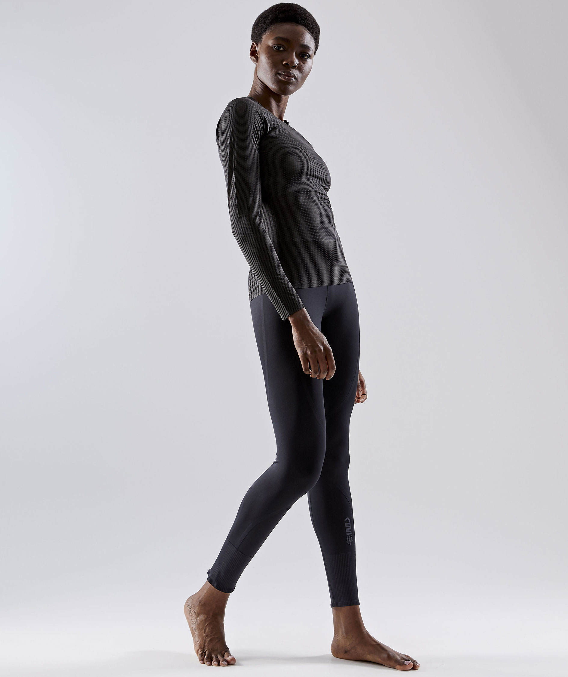 Craft PRO Dry Nanoweight women's long-sleeved T-shirt, Black, large image number 1