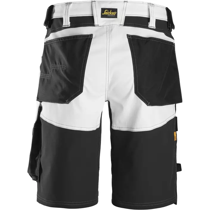 Snickers AllroundWork Arbeitsshorts 6153, White/black, large image number 1