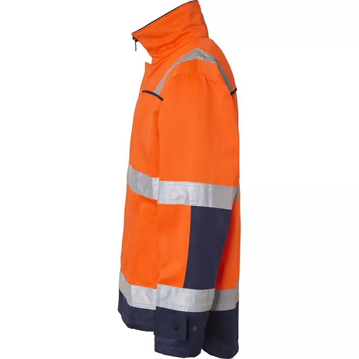 Top Swede Arbeitsjacke 3816, Hi-Vis Orange/Navy, large image number 3