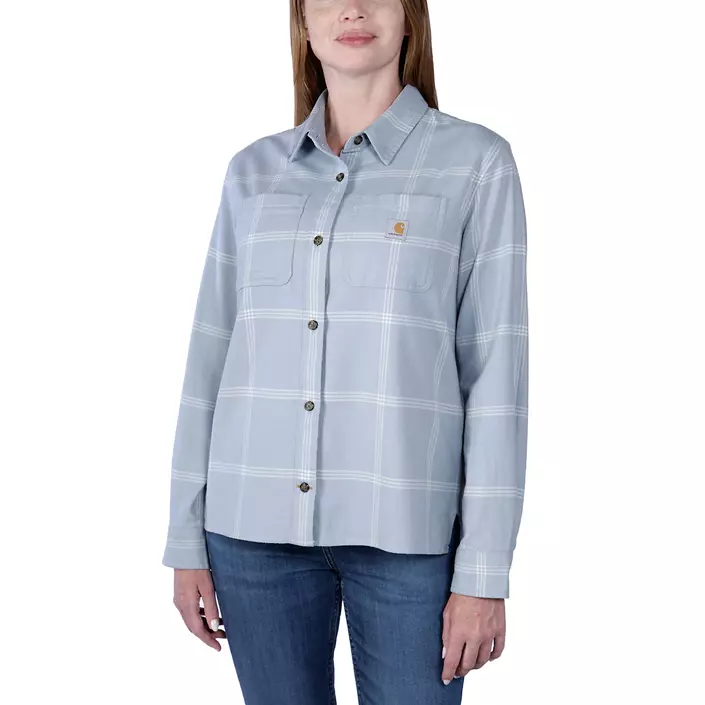 Carhartt flannel dameskjorte, Neptune, large image number 2