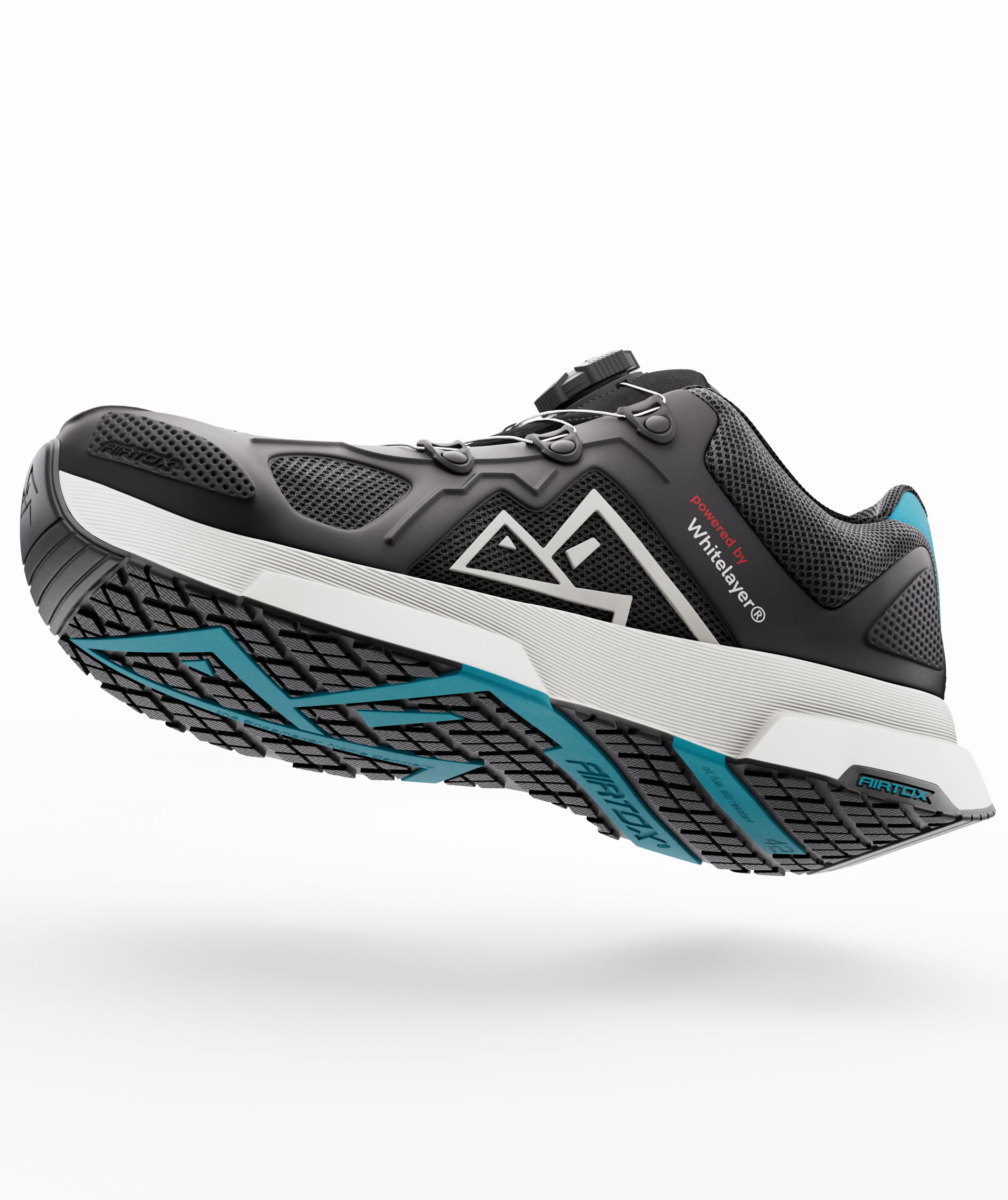 Airtox FM11 skyddsskor S1P, Svart/Vit, Svart/Vit, large image number 5