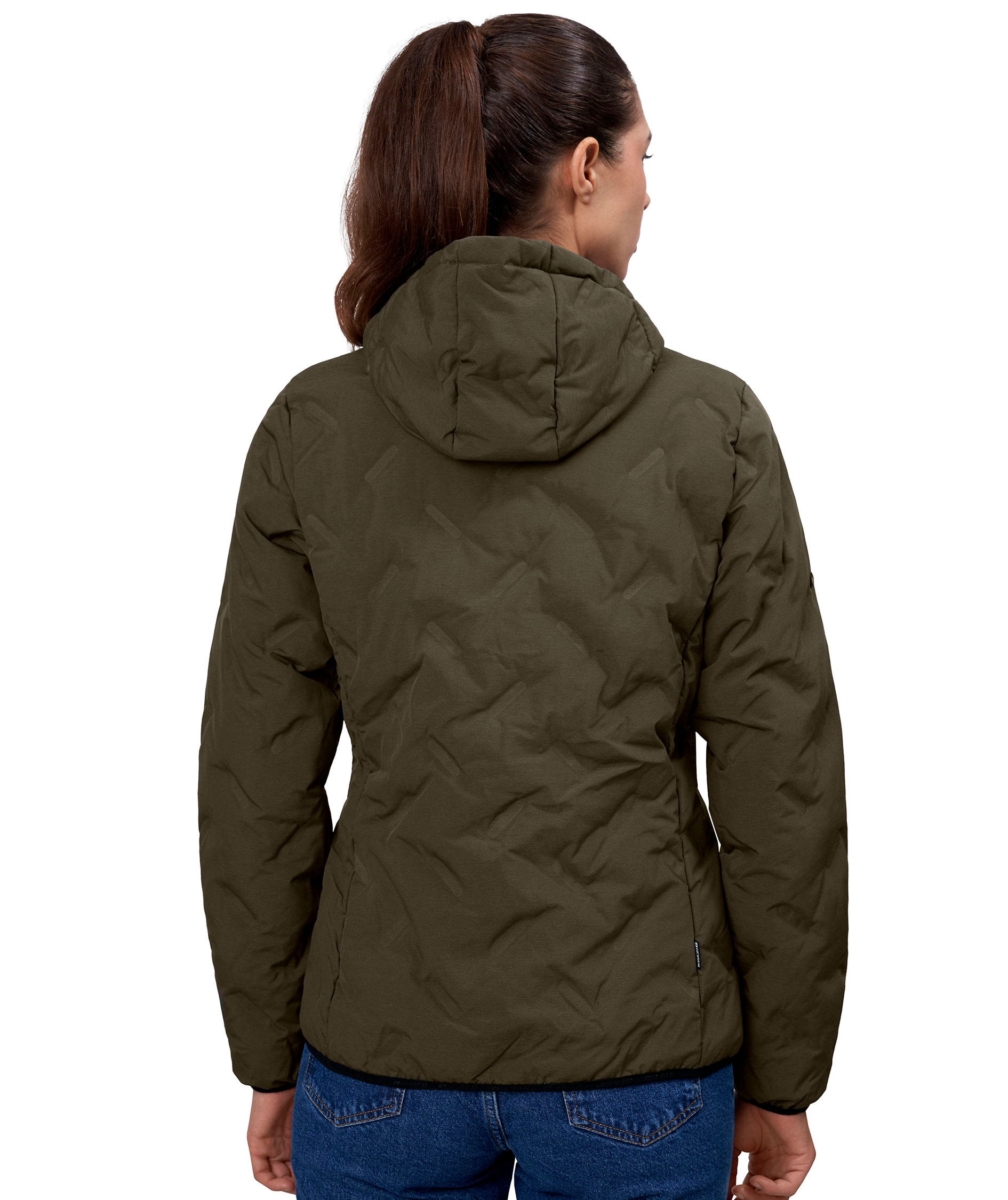 GEYSER vattert damejakke, Oliven melange, large image number 2