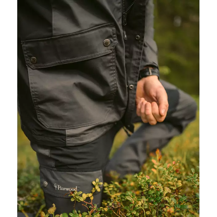 Pinewood Finnveden Trail Hybrid jakke, Mørk Antracit/Sort, large image number 8