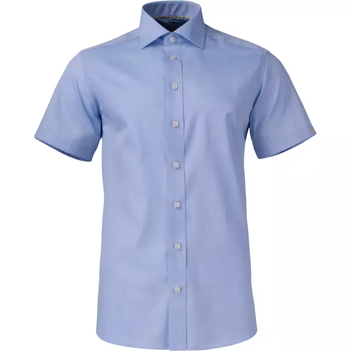 J. Harvest & Frost Twill Yellow Bow 50 Slim fit shortsleeved shirt, Sky Blue, large image number 0
