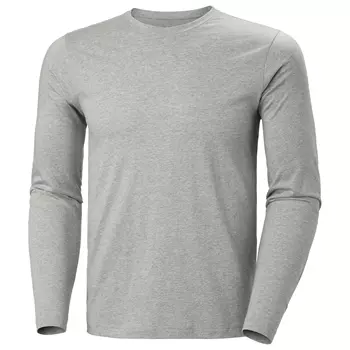 Helly Hansen Classic langærmet T-shirt, Grey melange 