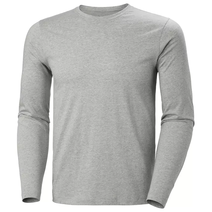 Helly Hansen Classic langærmet T-shirt, Grey melange , large image number 0