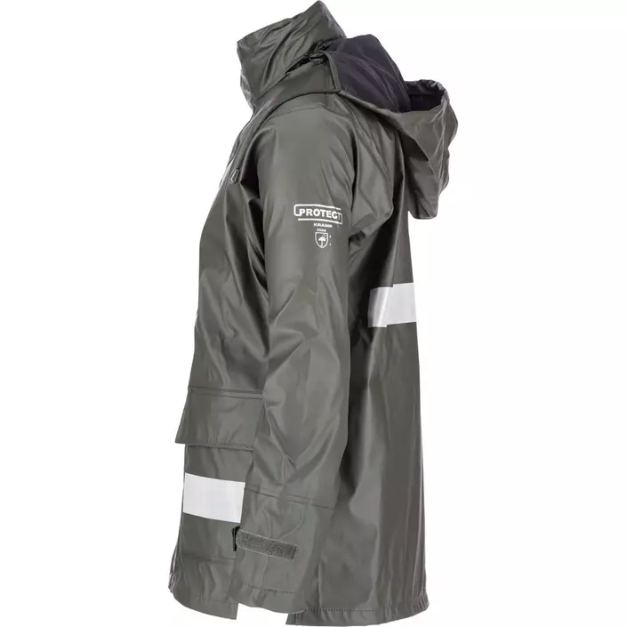 Kramp Protect rain coat, Green, large image number 2