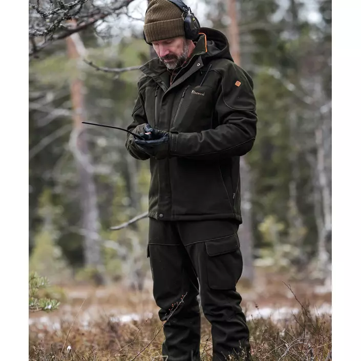 Pinewood Furudal Hunters bukser med uld, Moss green, large image number 1