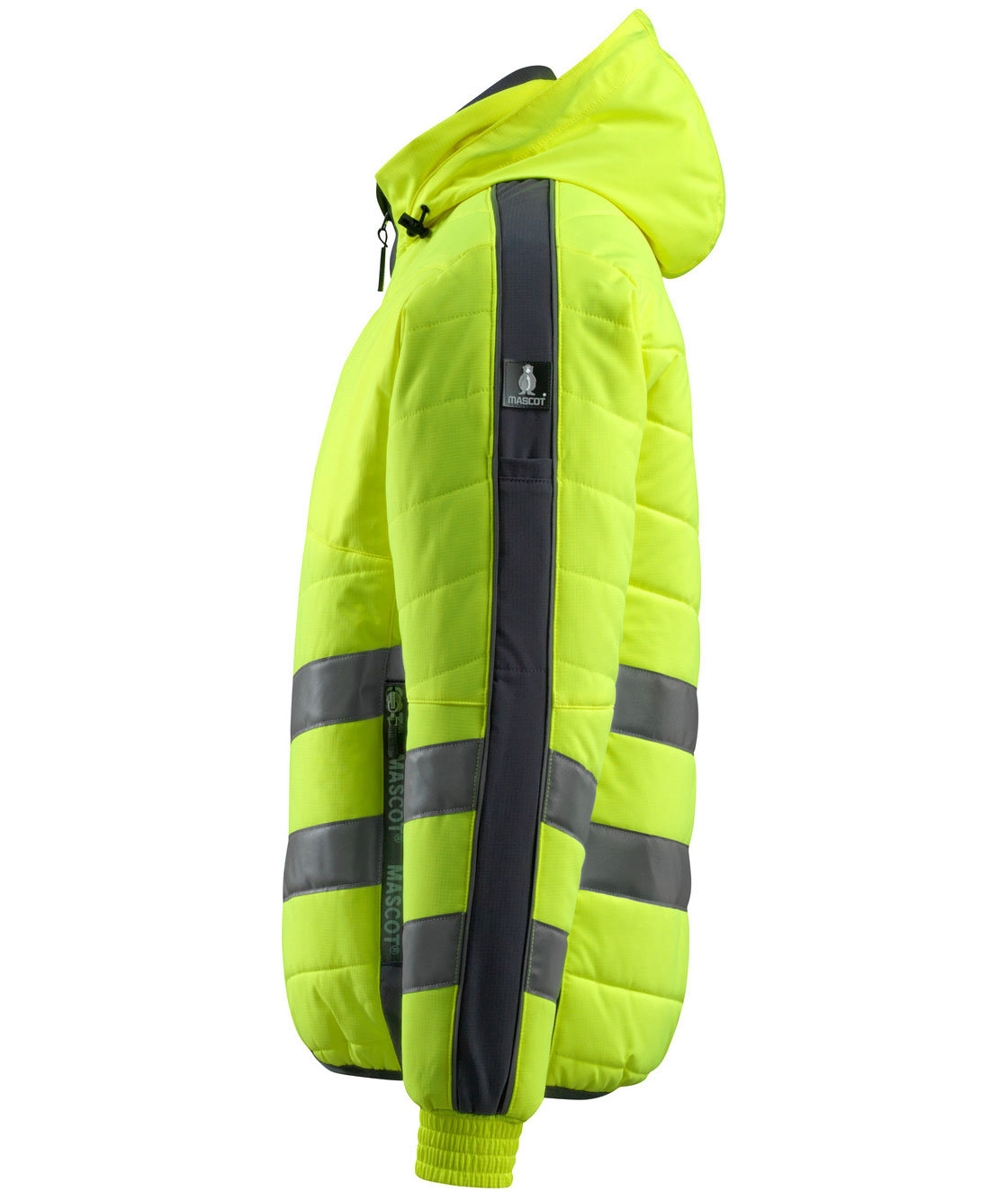 Mascot Safe Supreme Dartford vadderad jacka, Varsel Gul/M&ouml;rk Marinbl&aring;, large image number 1