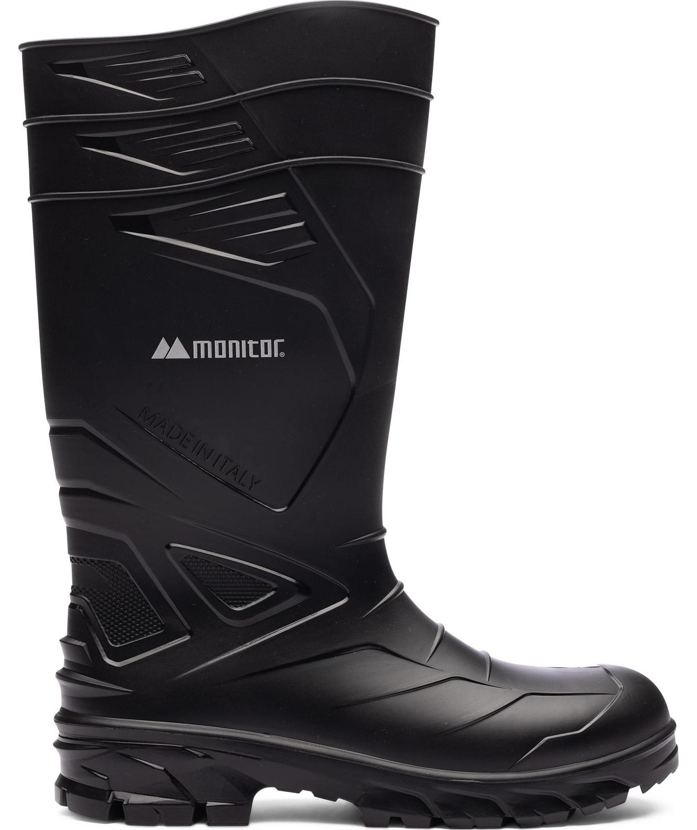 Monitor R&auml;ttvik safety rubber boots S5, Black, large image number 1