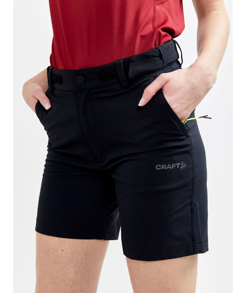 Craft ADV Explore Tech dam shorts, Svart, large image number 4