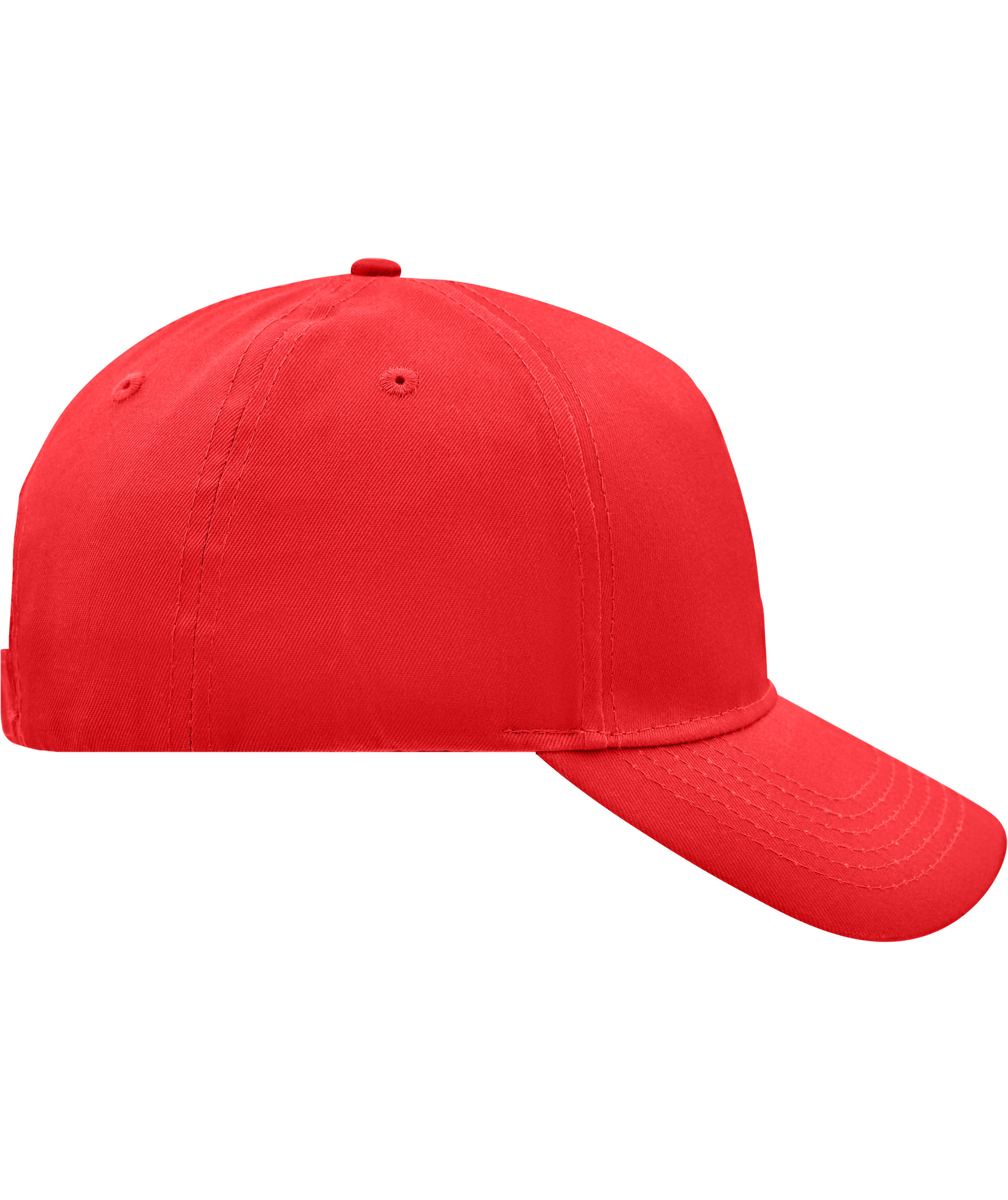 Myrtle Beach Unbrushed 5 panel cap, Red, Red, large image number 3