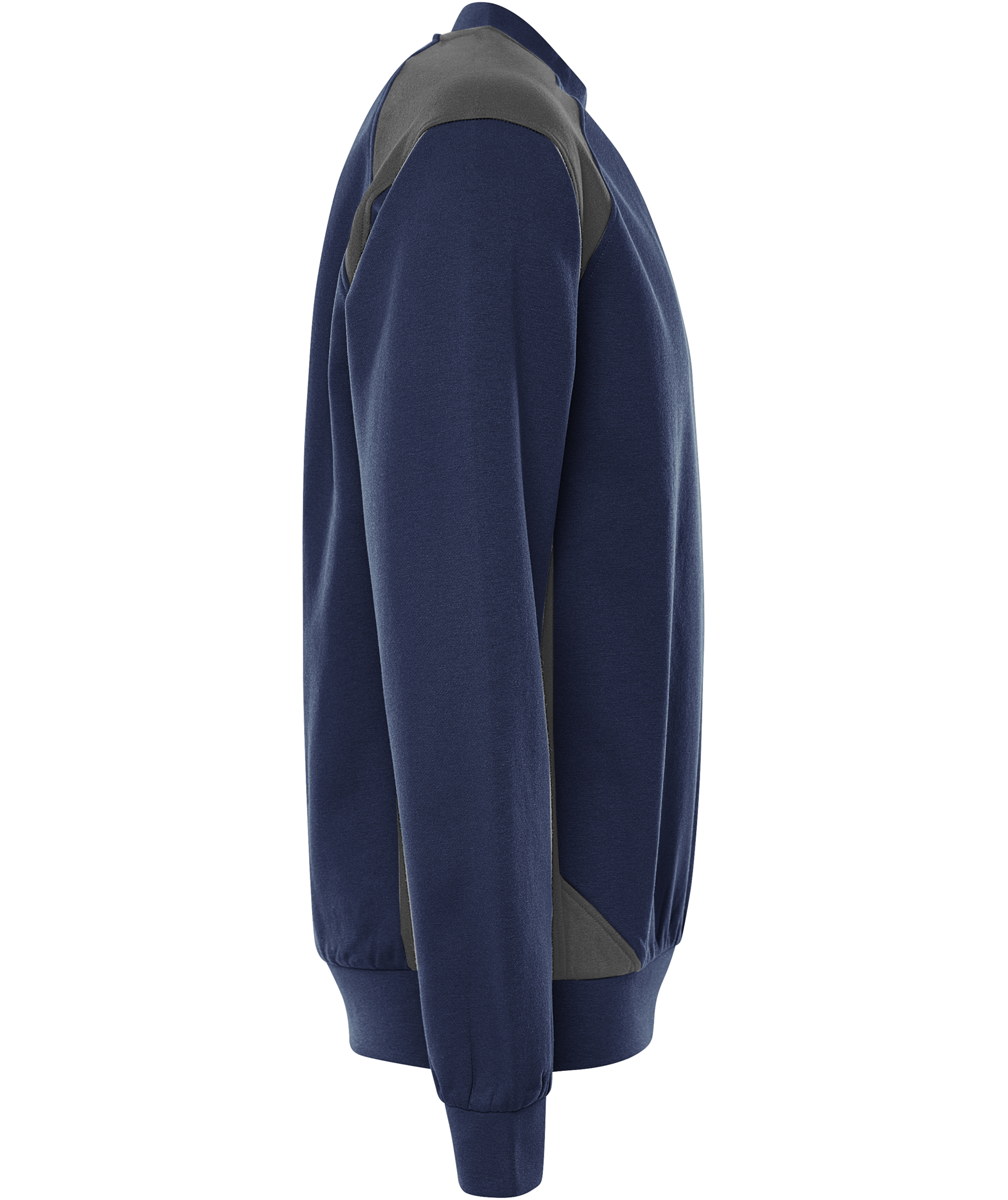 Fristads sweatshirt 7048 GSM, Marine Blue/Grey, large image number 2