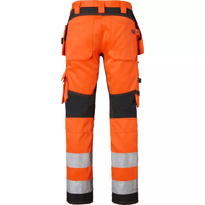 Top Swede craftsman trousers 236, Hi-Vis Orange/Black, large image number 1