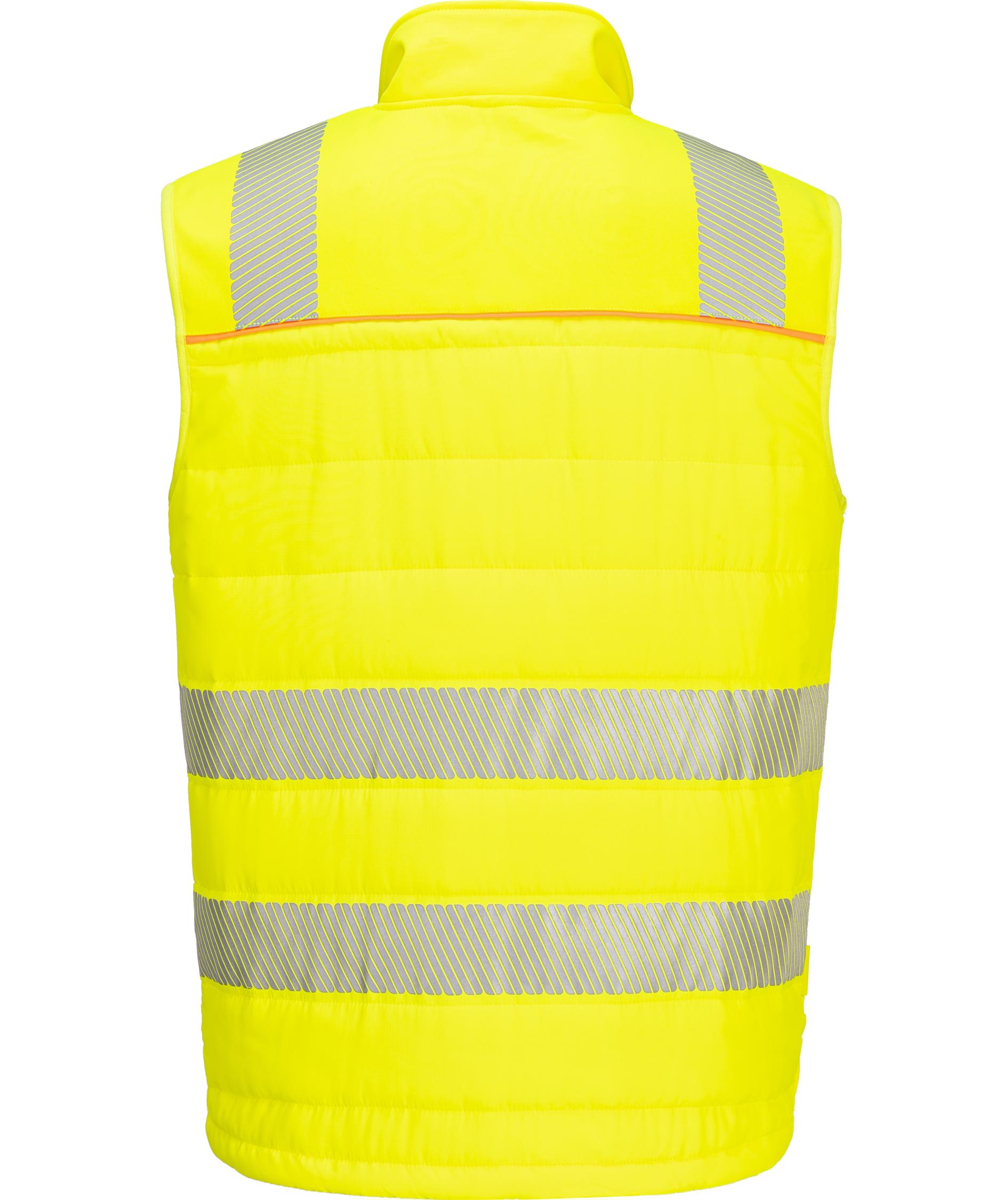 Portwest DX4 softshell v&auml;st, Varsel Gul/Svart, large image number 1