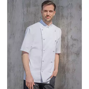 Karlowsky Lennert kortærmet kokkejakke uden knapper