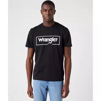 Wrangler Frame Logo T-skjorte, Black
