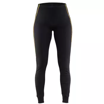 Blåkläder flame-retardant women's underwear trousers with merino wool, Black