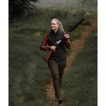Northern Hunting Erra dame flannelskjorte, Rød