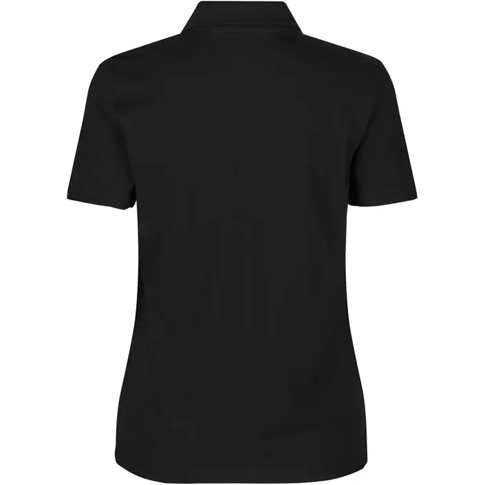 ID økologisk dame polo T-shirt, Sort, large image number 1