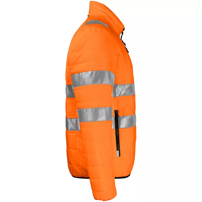 ProJob quilted work jacket 6444, Hi-Vis Orange/Black, large image number 3