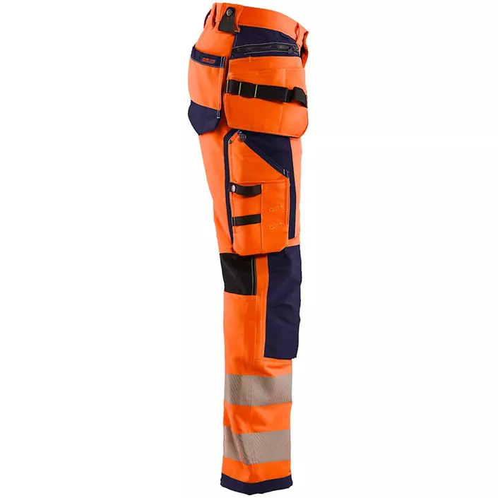 Blåkläder Handwerkerhose full stretch, Hi-Vis Orange/Marine, large image number 2