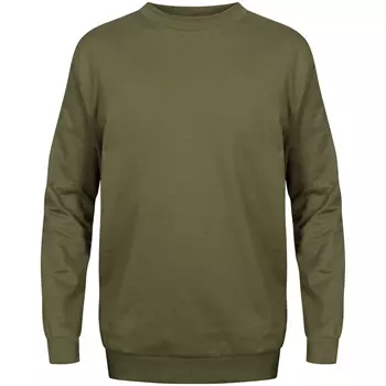 WestBorn stretch collegetröja/sweatshirt, Militärgrön