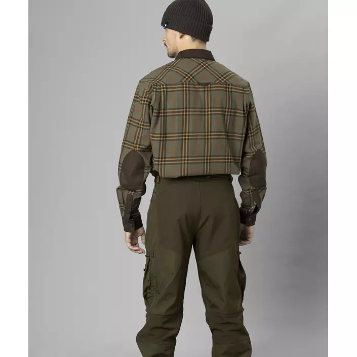 Seeland Banff skogsarbetare skjorta, Grape leaf/Terracotta check, large image number 3