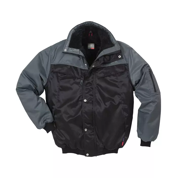Kansas Icon pilot jacket, Black/Grey, large image number 0