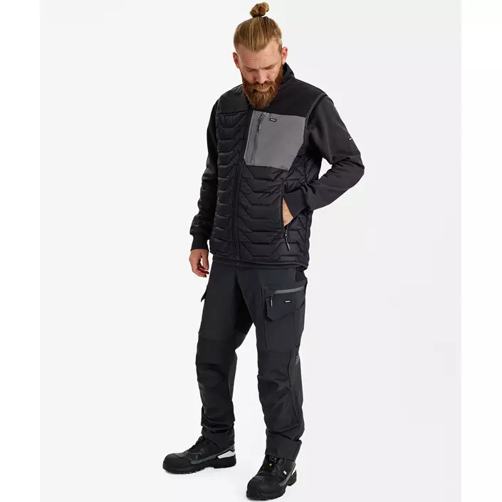 Engel Entire vadderad väst, Anthracite Grey/Black, large image number 2