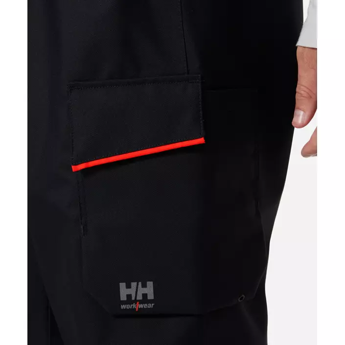 Helly Hansen UC-ME shell trousers, Hi-Vis Red/Ebony, large image number 4
