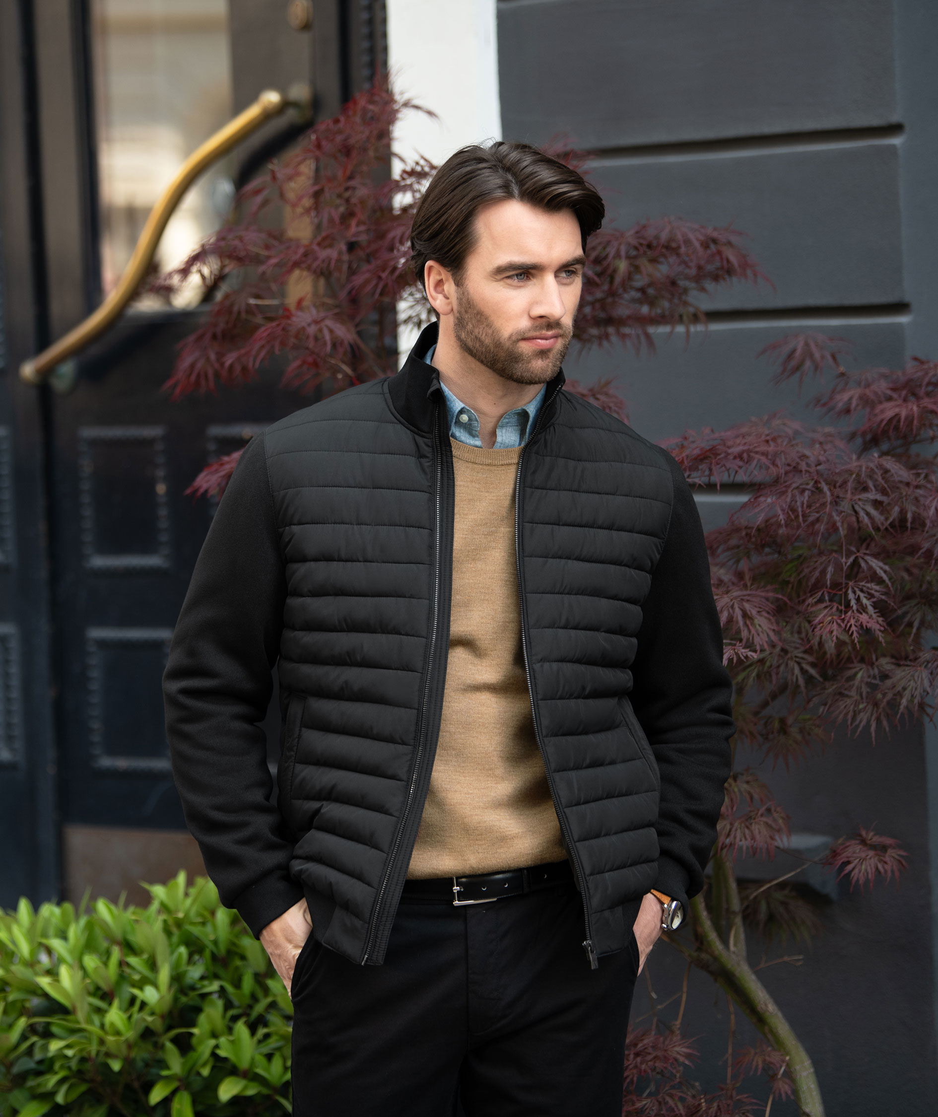 Nimbus Crescent hybrid jacket, Black, large image number 1