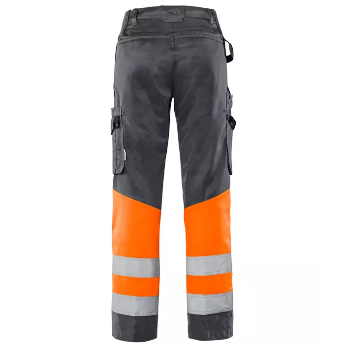 Fristads Green women's work trousers 2652 GPLU, Grey/Hi-Vis orange, large image number 1