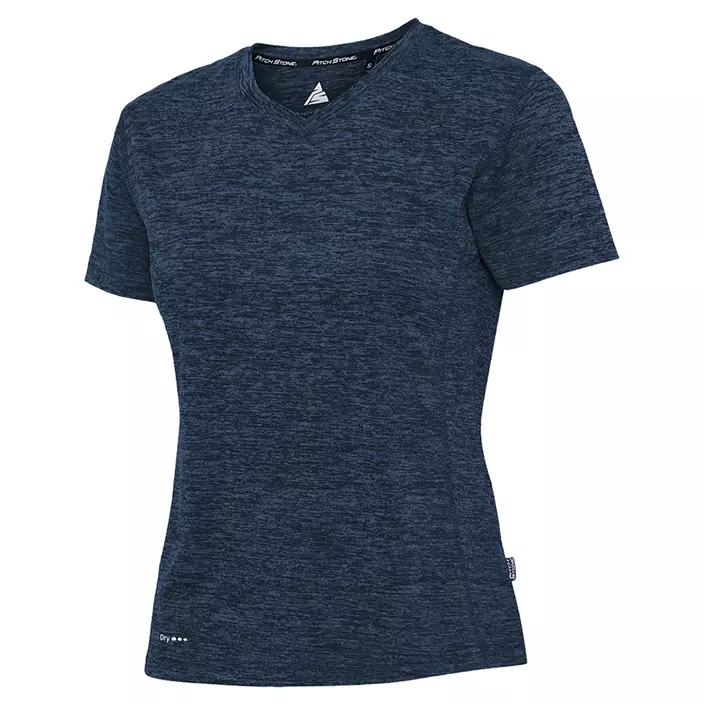 Pitch Stone women's T-shirt, Navy melange, large image number 0