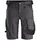 Snickers AllroundWork work shorts 6143, Steel Grey/Black, Steel Grey/Black, swatch